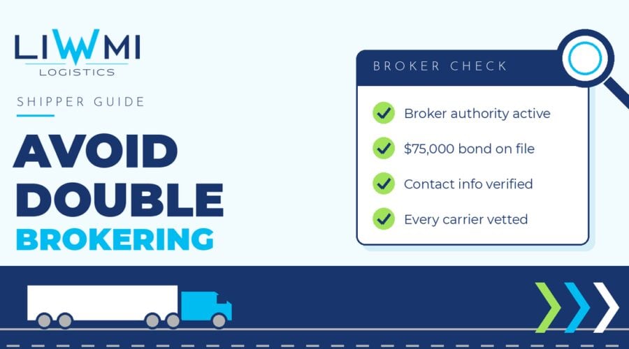 Shipper guide: how to avoid double brokering by checking broker authority, bond, contact info and carrier vetting